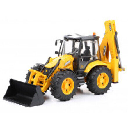 Excavator Bruder JCB 5CX eco cu cupă și braț mobil